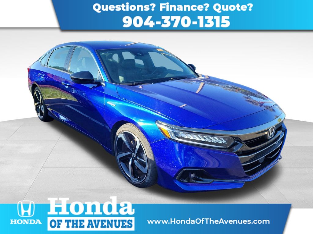 Still Night Pearl 2022 Honda Accord Hybrid Sport FWD Sedan Front-Wheel Drive Continuously Variable Transmission