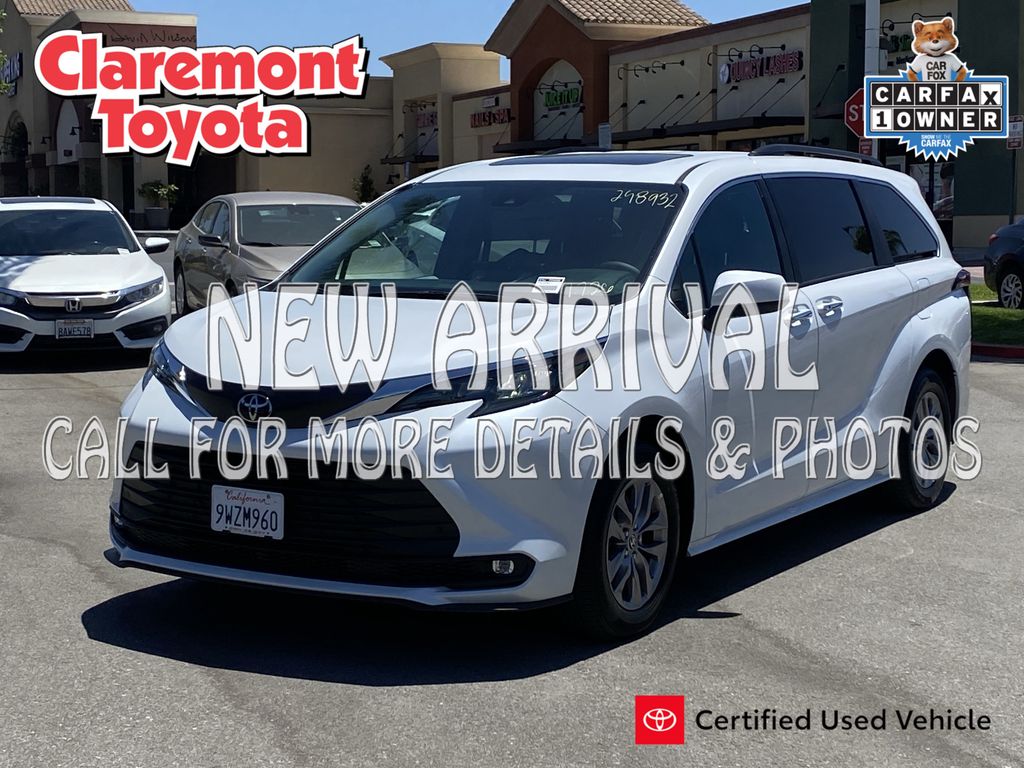 Pearl 2026 Toyota Sienna Minivan Front-Wheel Drive Continuously Variable Transmission