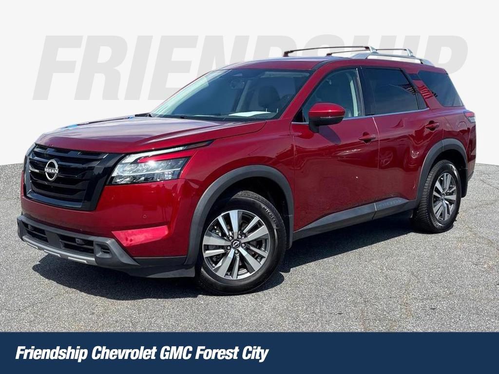 Red (Scarlet Ember) 2024 Nissan Pathfinder SUV / Crossover Front-Wheel Drive 9-Speed Automatic