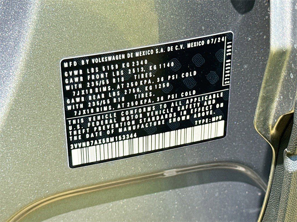 New 2024 Silver Volkswagen 2.0T SE image 36