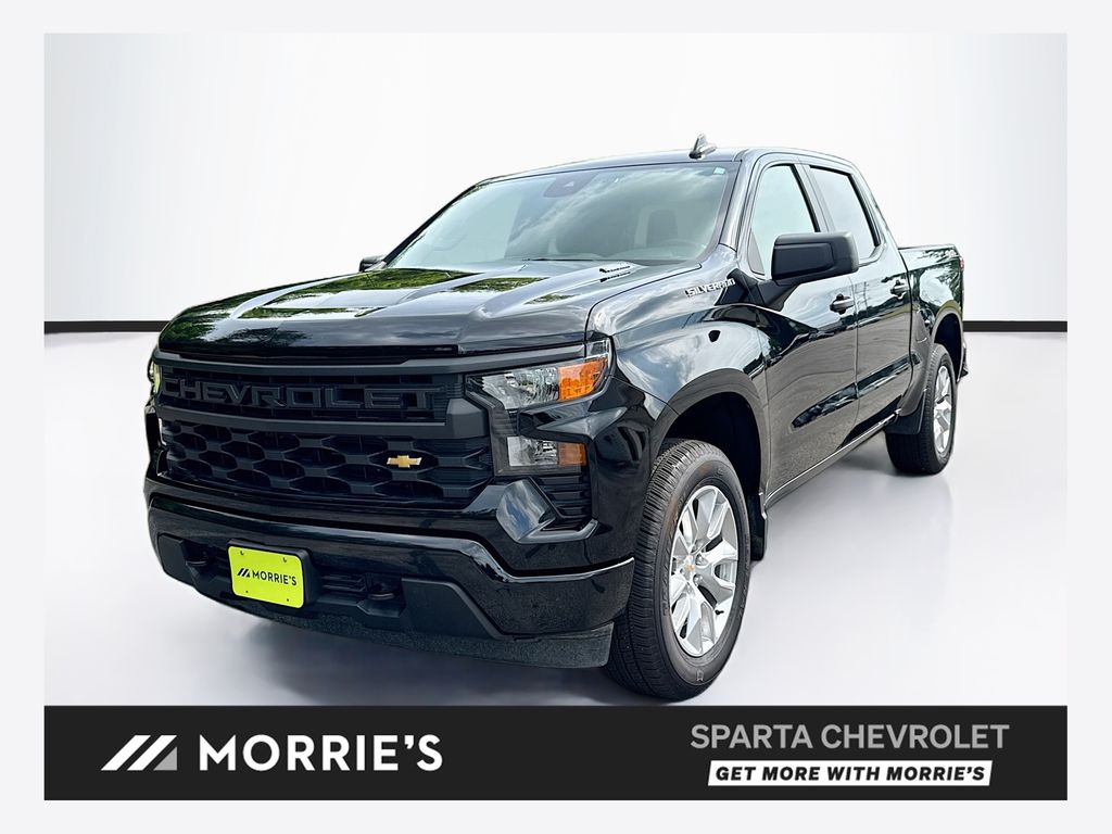 Black 2025 Chevrolet Silverado 1500 Pickup Truck Four-Wheel Drive 8-Speed Automatic