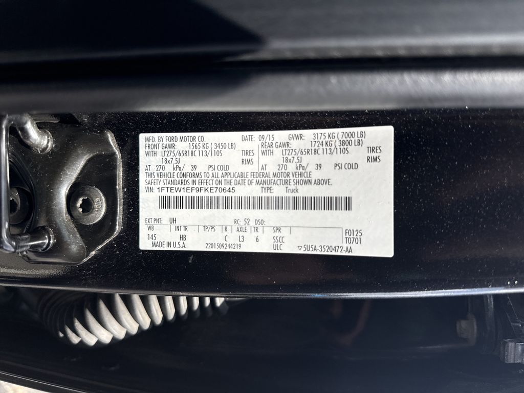2015 Ford F-150 Lariat Black at Community Honda