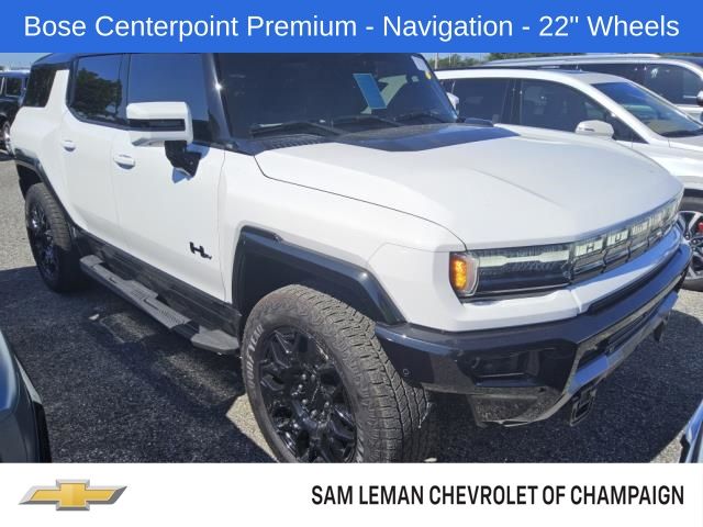 Interstellar White 2025 GMC Hummer EV SUV SUV / Crossover All-Wheel Drive 1-Speed Automatic
