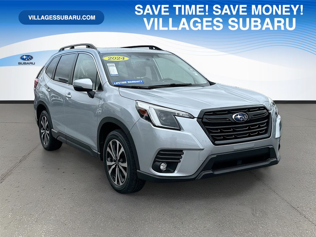 Ice Silver Metallic 2024 Subaru Forester Limited Crossover AWD SUV / Crossover All-Wheel Drive Continuously Variable Transmission