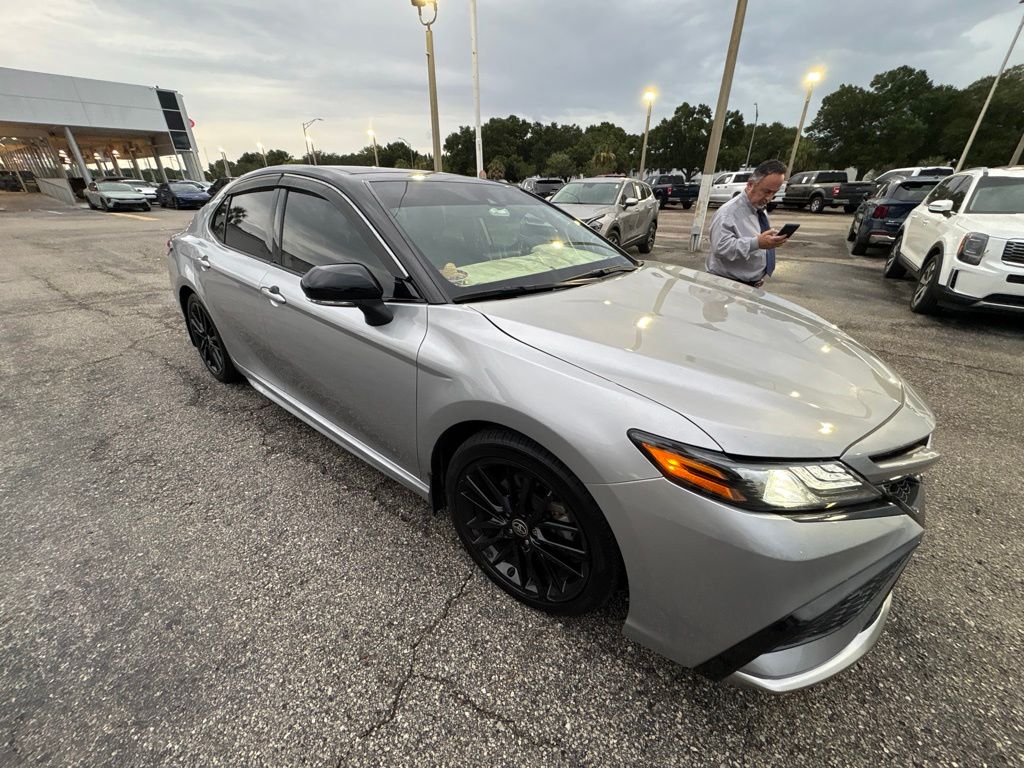 Celestial Silver Metallic 2023 Toyota Camry Sedan Front-Wheel Drive 8-Speed Automatic
