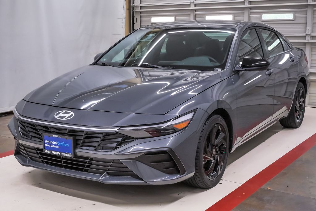 Ecotronic Gray 2026 Hyundai Elantra Sedan Front-Wheel Drive Continuously Variable Transmission