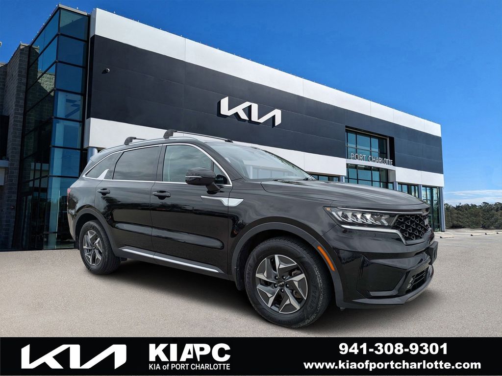 Aurora Black 2022 Kia Sorento Hybrid EX FWD SUV / Crossover Front-Wheel Drive 6-Speed Automatic
