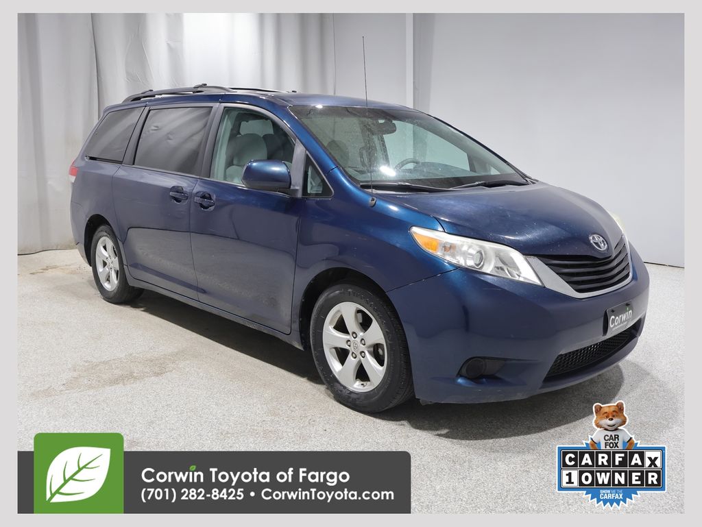 South Pacific Pearl 2011 Toyota Sienna 7-Passenger V6 FWD Minivan Front-Wheel Drive 6-Speed Automatic Overdrive