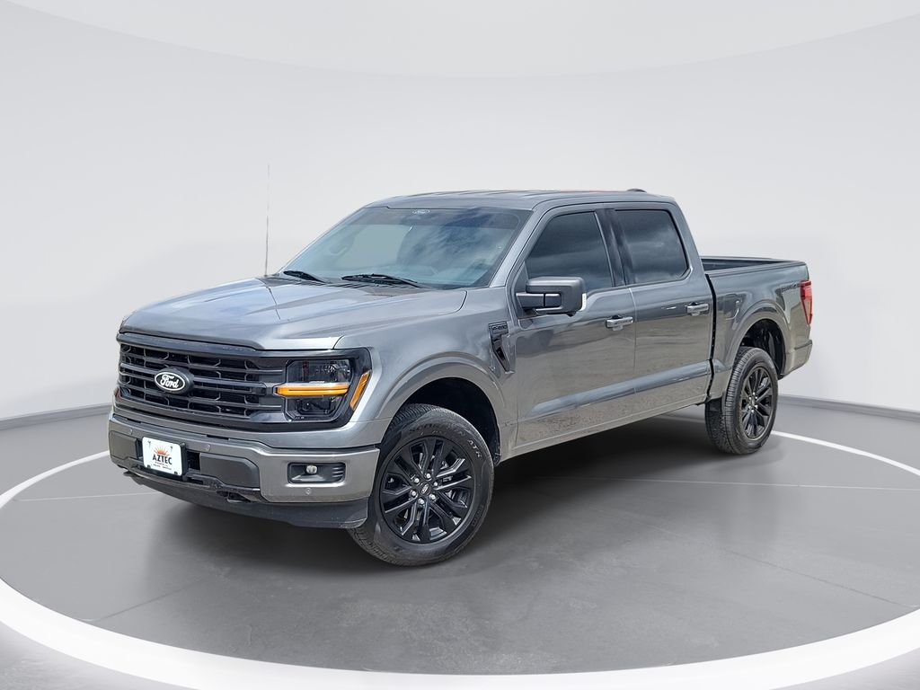 Gray Metallic 2025 Ford F-150 XLT SuperCrew 4WD Pickup Truck Four-Wheel Drive Automatic