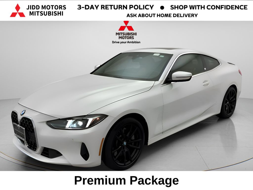 White Metallic 2026 BMW 4 Series Coupe All-Wheel Drive 8-Speed Automatic