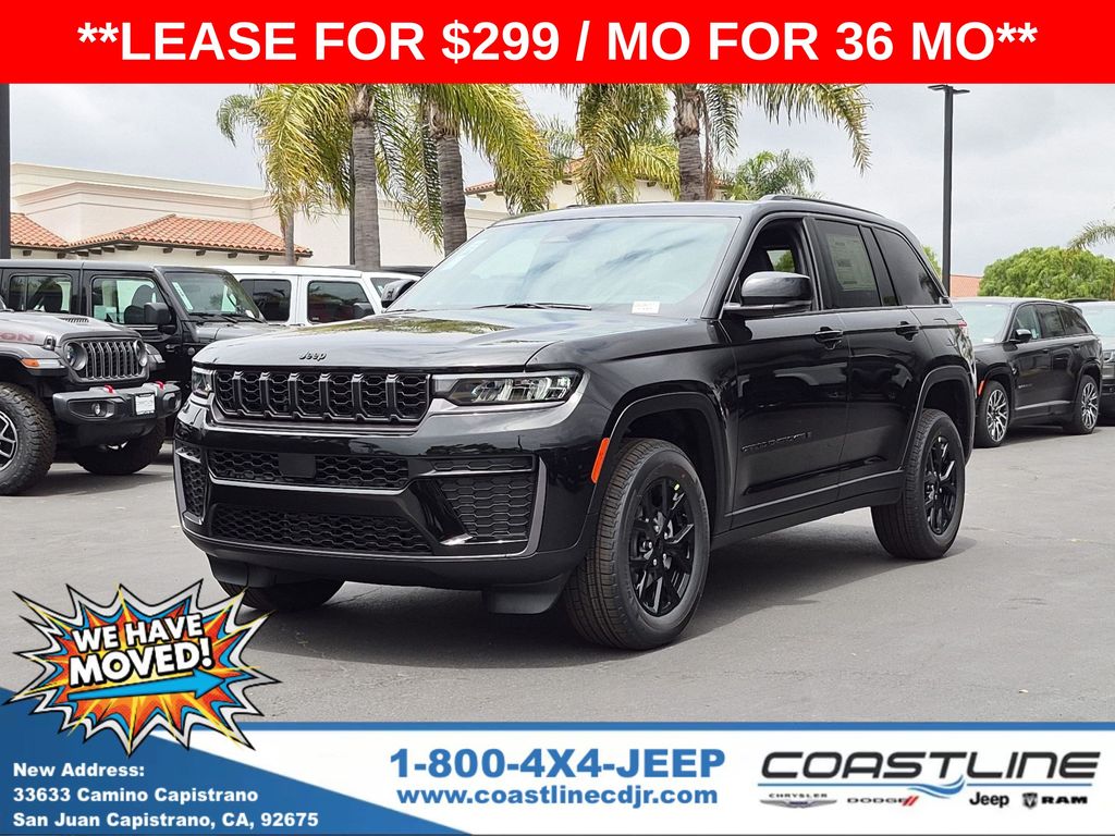 Diamond Black Crystal Pearlcoat 2026 Jeep Grand Cherokee SUV / Crossover 4X2 8-Speed Automatic