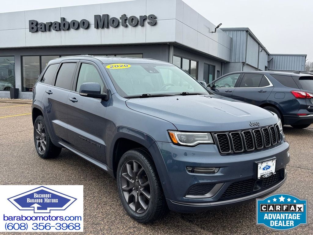 Pacific Blue Clearcoat 2020 Jeep Grand Cherokee High Altitude 4WD SUV / Crossover Four-Wheel Drive 8-Speed Automatic