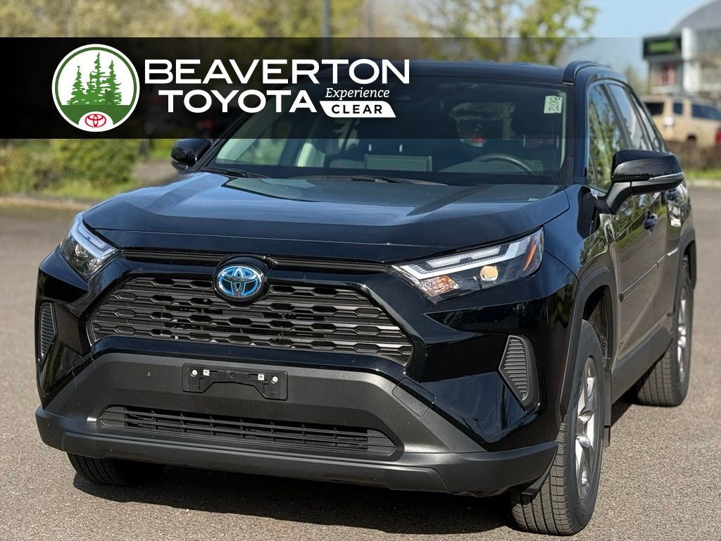 Midnight Black Metallic 2024 Toyota RAV4 Hybrid LE AWD SUV / Crossover All-Wheel Drive Continuously Variable Transmission