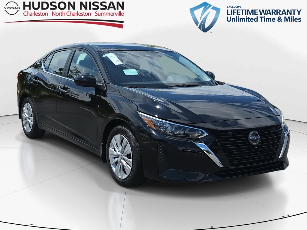 2025 Super Black Nissan Sentra S FWD Sedan