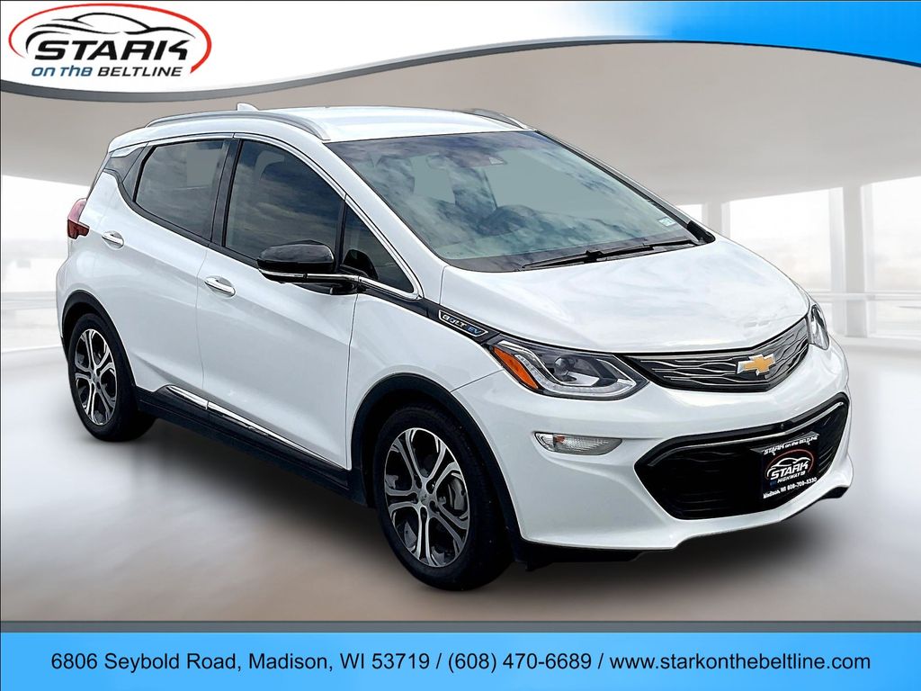 Summit White 2021 Chevrolet Bolt EV Hatchback Front-Wheel Drive 1-Speed Automatic