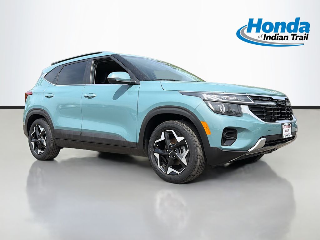 Pluton Blue 2024 Kia Seltos EX FWD SUV / Crossover Front-Wheel Drive Continuously Variable Transmission