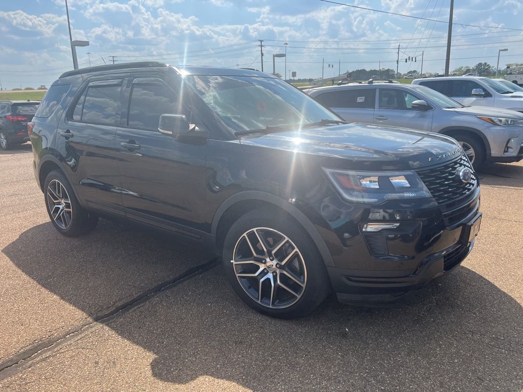 Used 2018 Ford Explorer Sport with VIN 1FM5K8GT5JGC81182 for sale in Brandon, MS