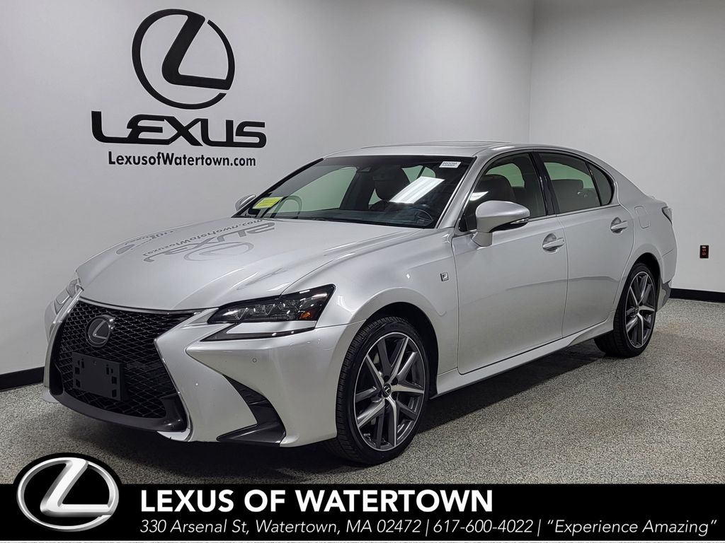 Gray (Liquid Platinum) 2019 Lexus GS 350 F Sport AWD Sedan All-Wheel Drive 6-Speed Automatic