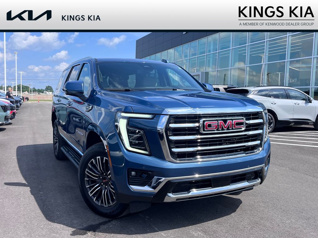 Downpour Metallic 2025 GMC Yukon SUV / Crossover Four-Wheel Drive 