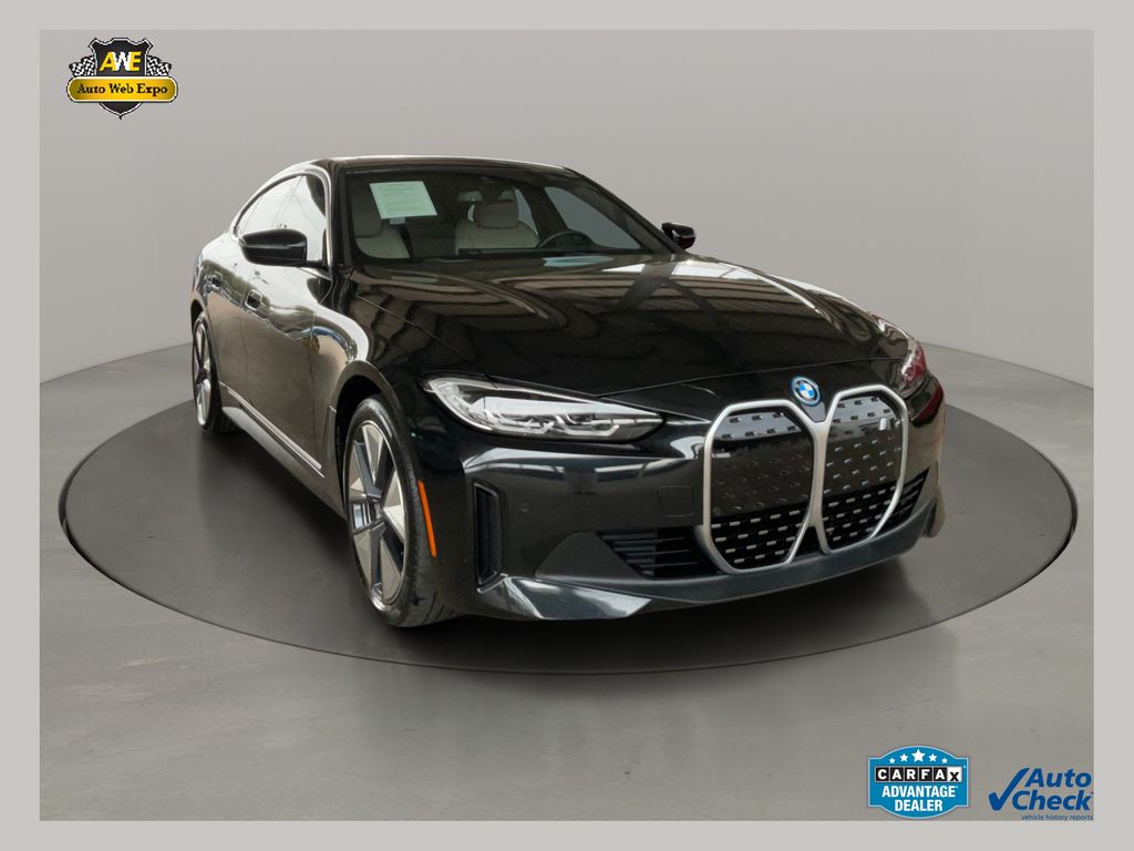 Black Sapphire Metallic 2023 BMW i4 eDrive35 Gran Coupe FWD Sedan Rear-Wheel Drive Automatic