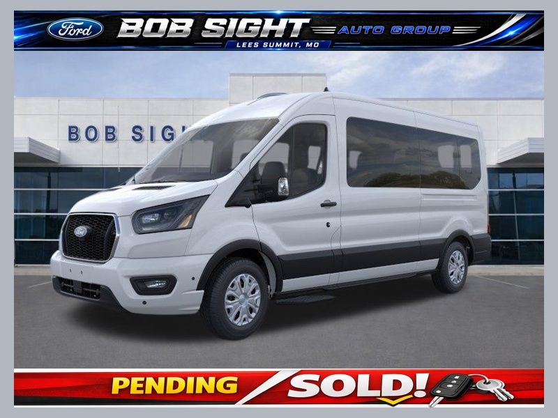 Oxford White 2026 Ford Transit Passenger Van Rear-Wheel Drive 