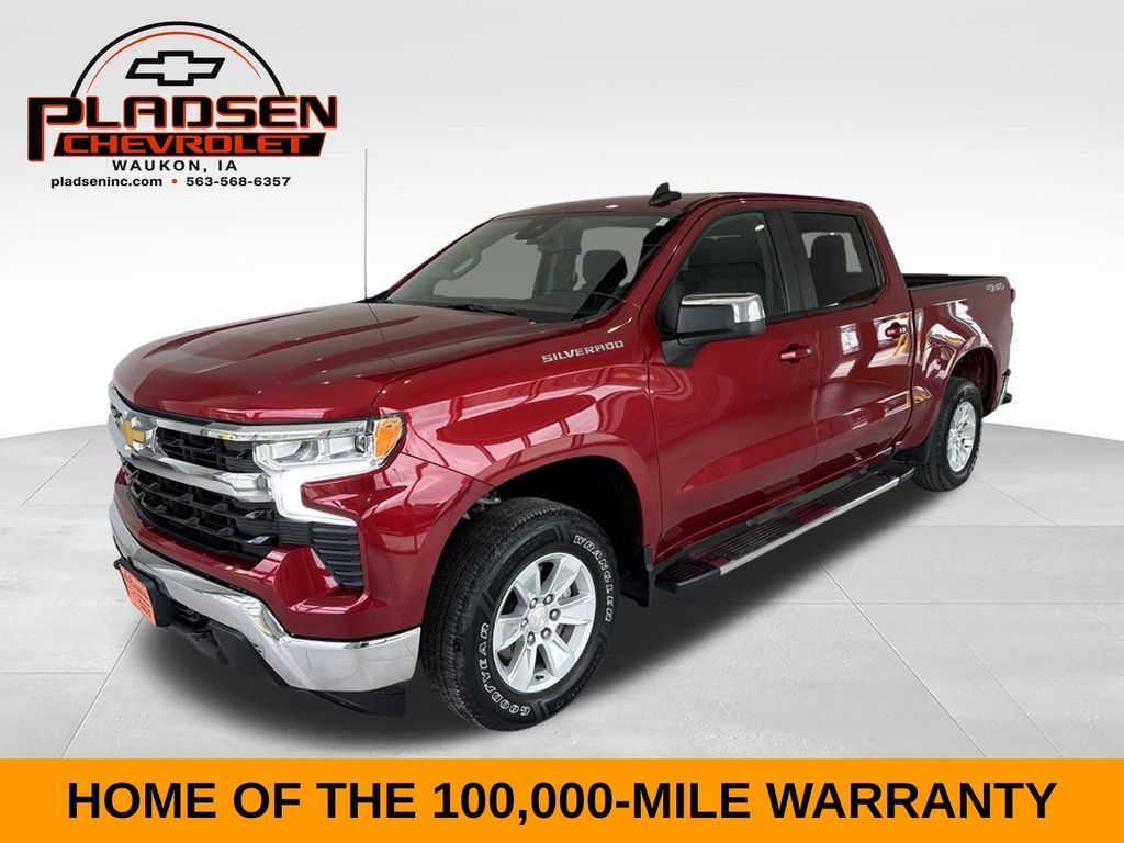 Cherry Red Tintcoat 2022 Chevrolet Silverado 1500 Pickup Truck Four-Wheel Drive Automatic
