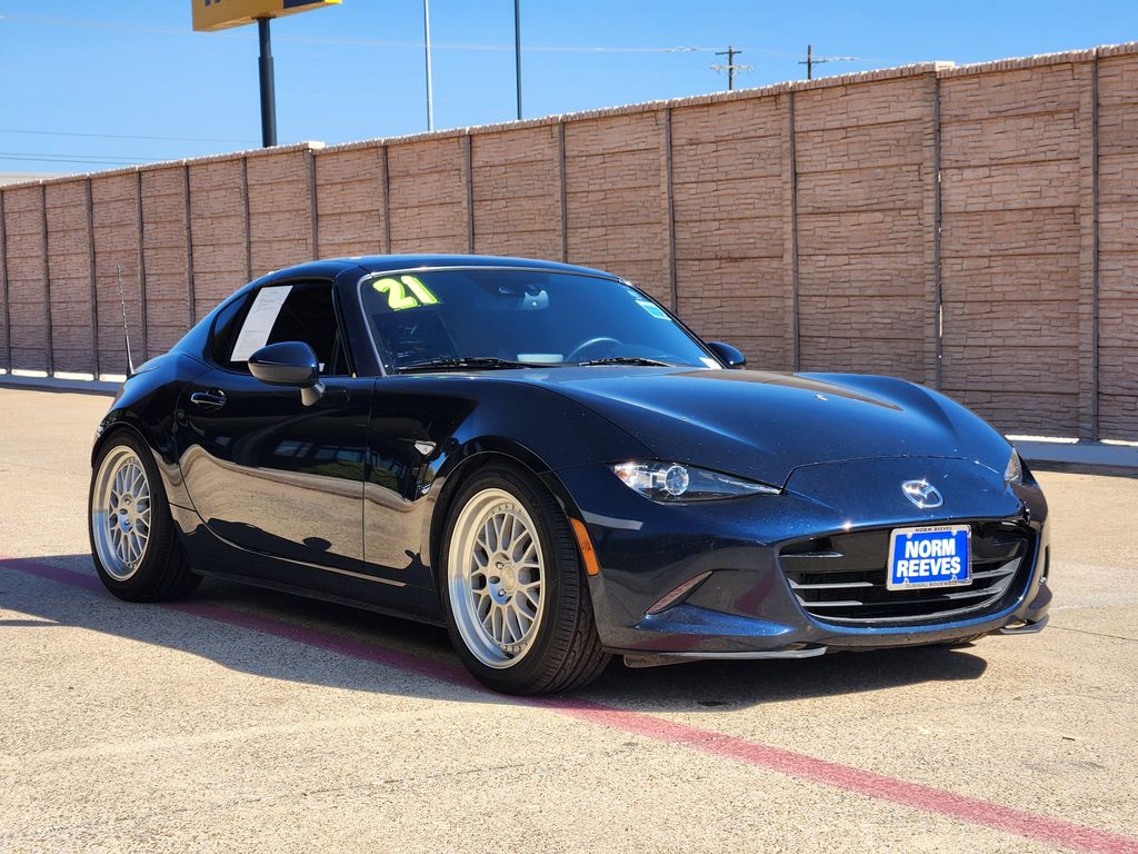 Pre-Owned 2021 Mazda Miata RF Grand Touring 2D Convertible in