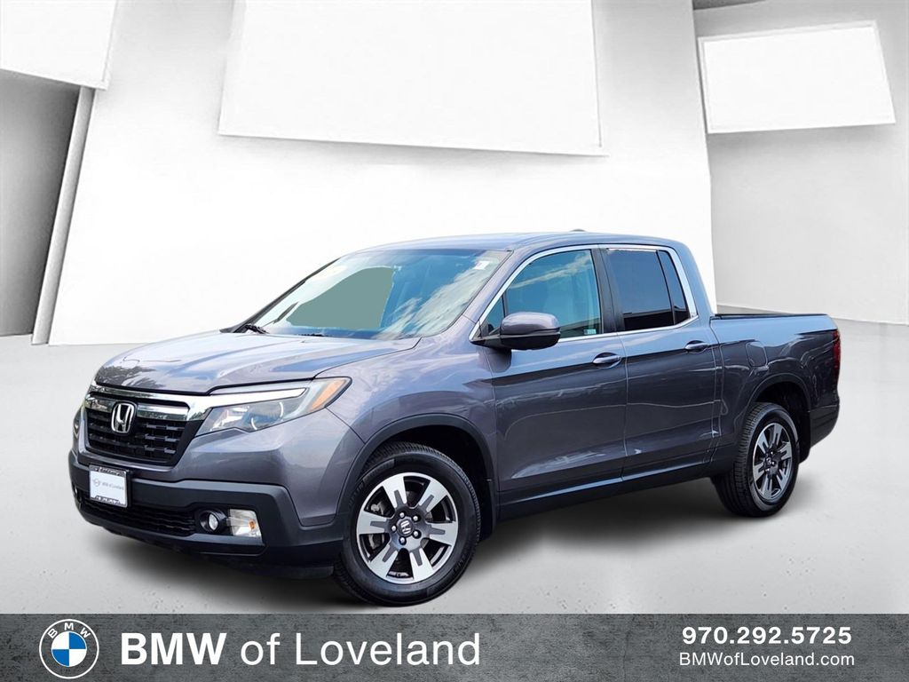 Gray 2019 Honda Ridgeline Pickup Truck All-Wheel Drive 6-Speed Automatic