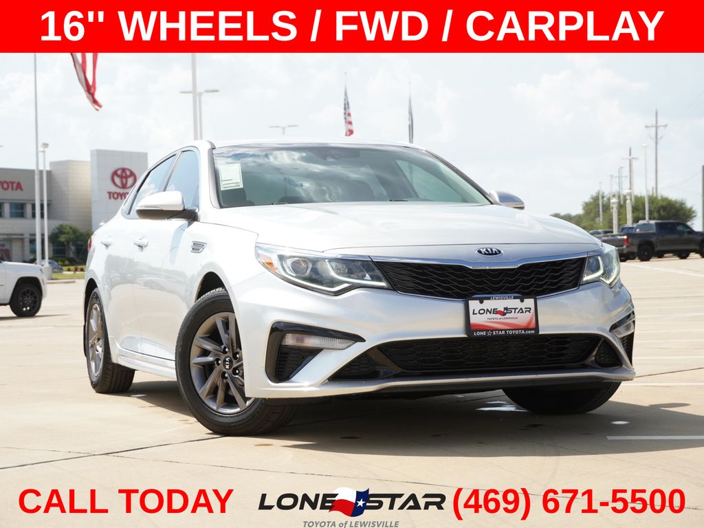 Sparkling Silver 2020 Kia Optima Sedan Front-Wheel Drive 6-Speed Automatic