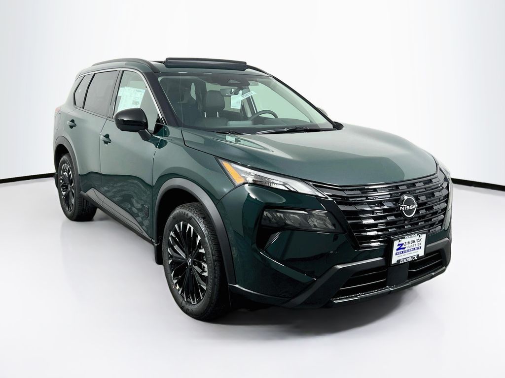 Black (Obsidian Green) 2026 Nissan Rogue SUV / Crossover All-Wheel Drive Continuously Variable Transmission