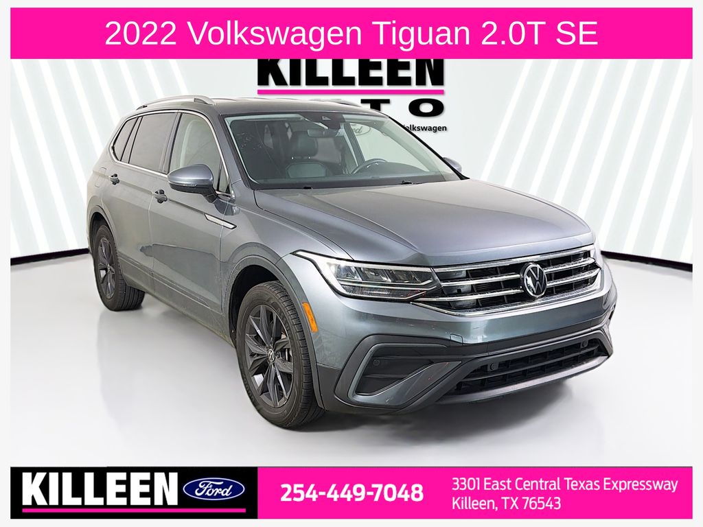 Gray 2022 Volkswagen Tiguan SUV / Crossover All-Wheel Drive 8-Speed Automatic