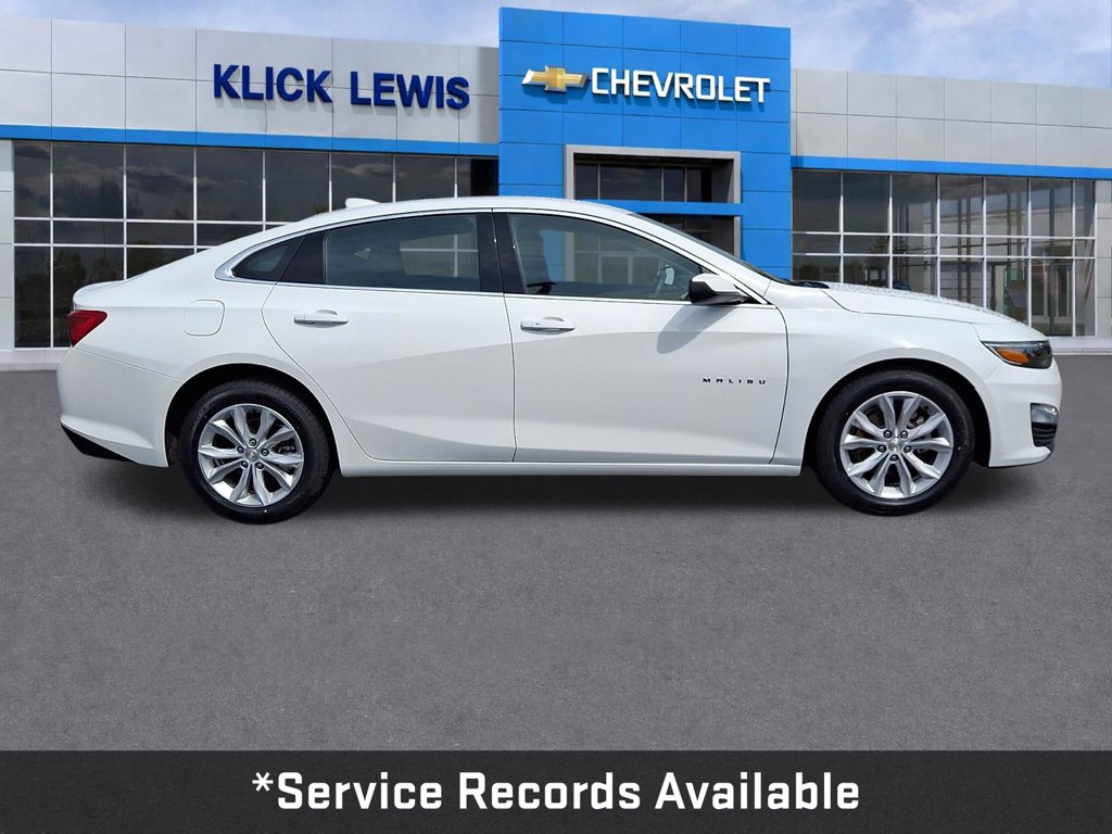 2025 Chevrolet Malibu LT White at Klick Lewis Buick Chevrolet