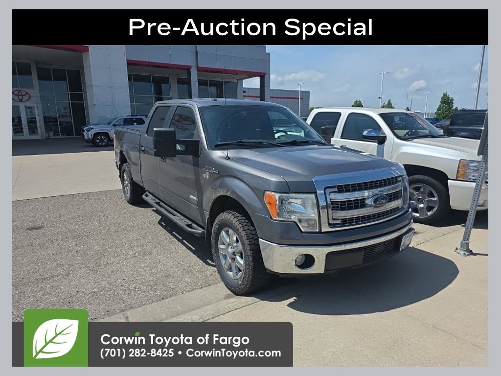 Sterling Gray Metallic 2013 Ford F-150 XLT SuperCrew 4WD Pickup Truck Four-Wheel Drive 6-Speed Automatic