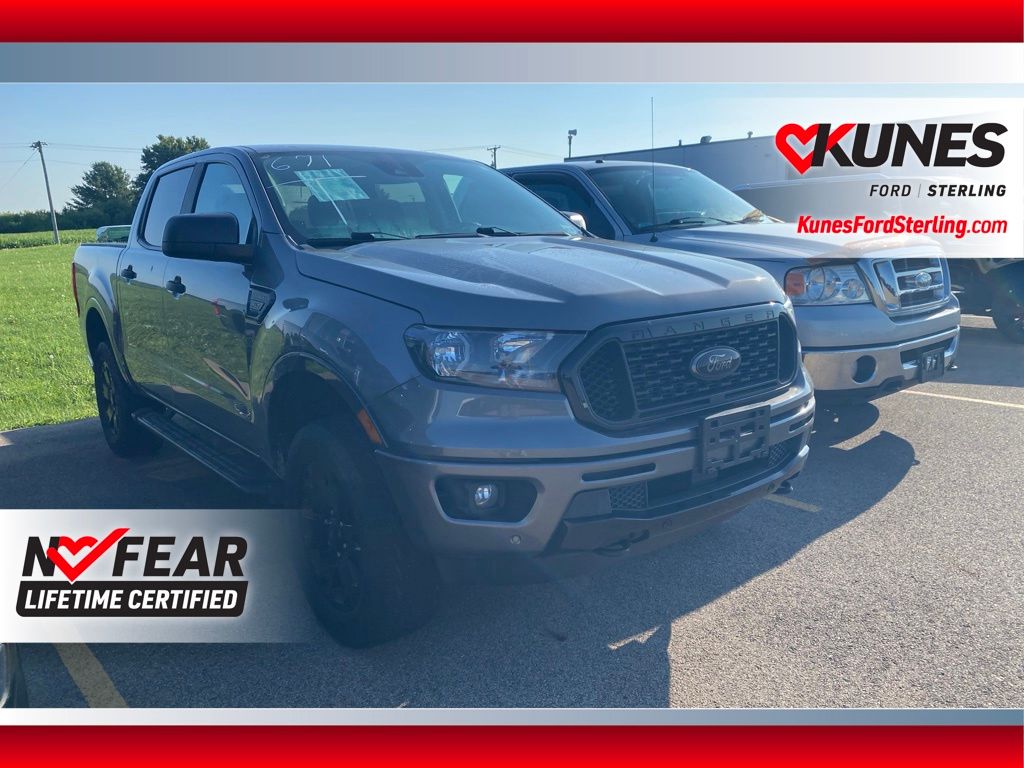 Gray Metallic 2021 Ford Ranger Pickup Truck Four-Wheel Drive Automatic