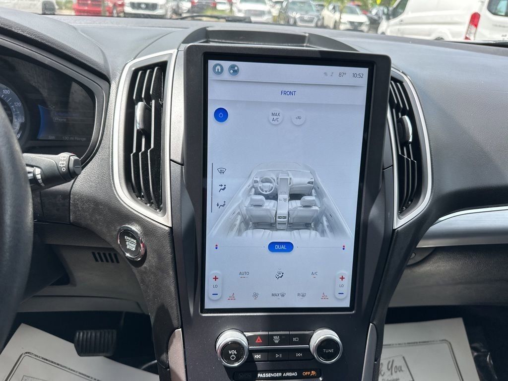 2022 Stone Blue Metallic Ford Edge SEL AWD SUV