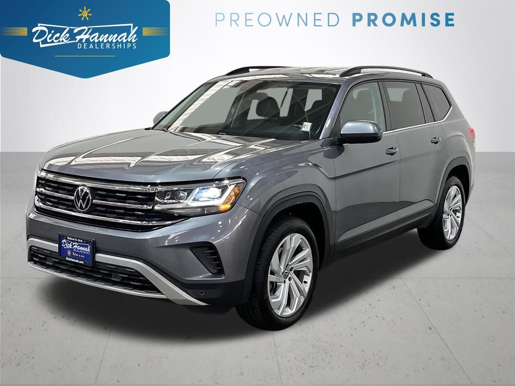 Platinum Gray Metallic 2021 Volkswagen Atlas SUV / Crossover All-Wheel Drive 8-Speed Automatic
