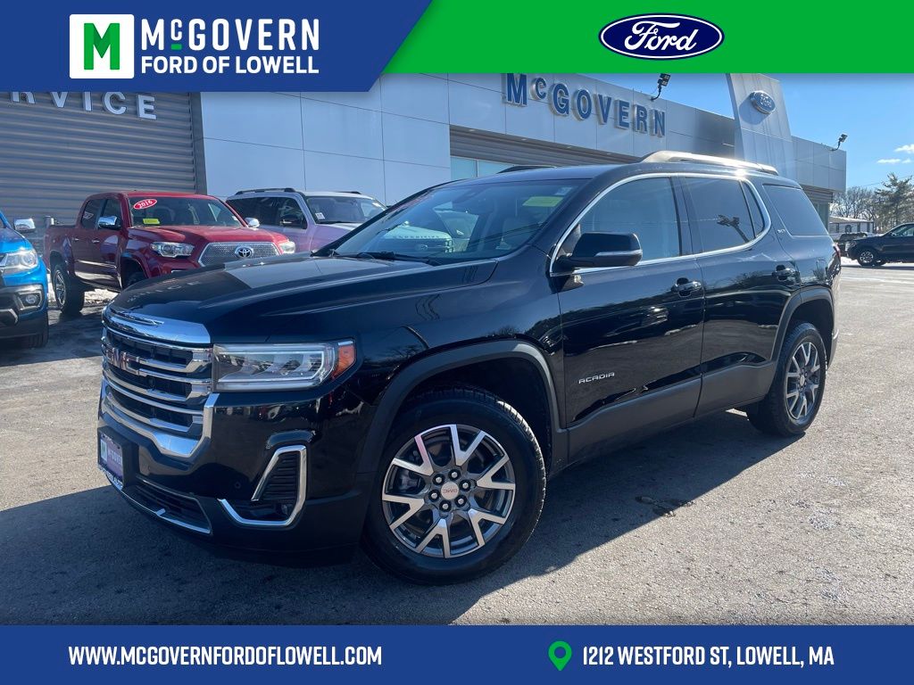 Black (Ebony Twilight Metallic) 2023 GMC Acadia SLT AWD SUV / Crossover Four-Wheel Drive 9-Speed Automatic