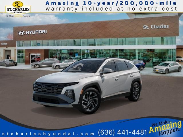 Creamy White Pearl 2026 Hyundai Tucson Hybrid Plug-In Limited AWD SUV / Crossover All-Wheel Drive 6-Speed Automatic