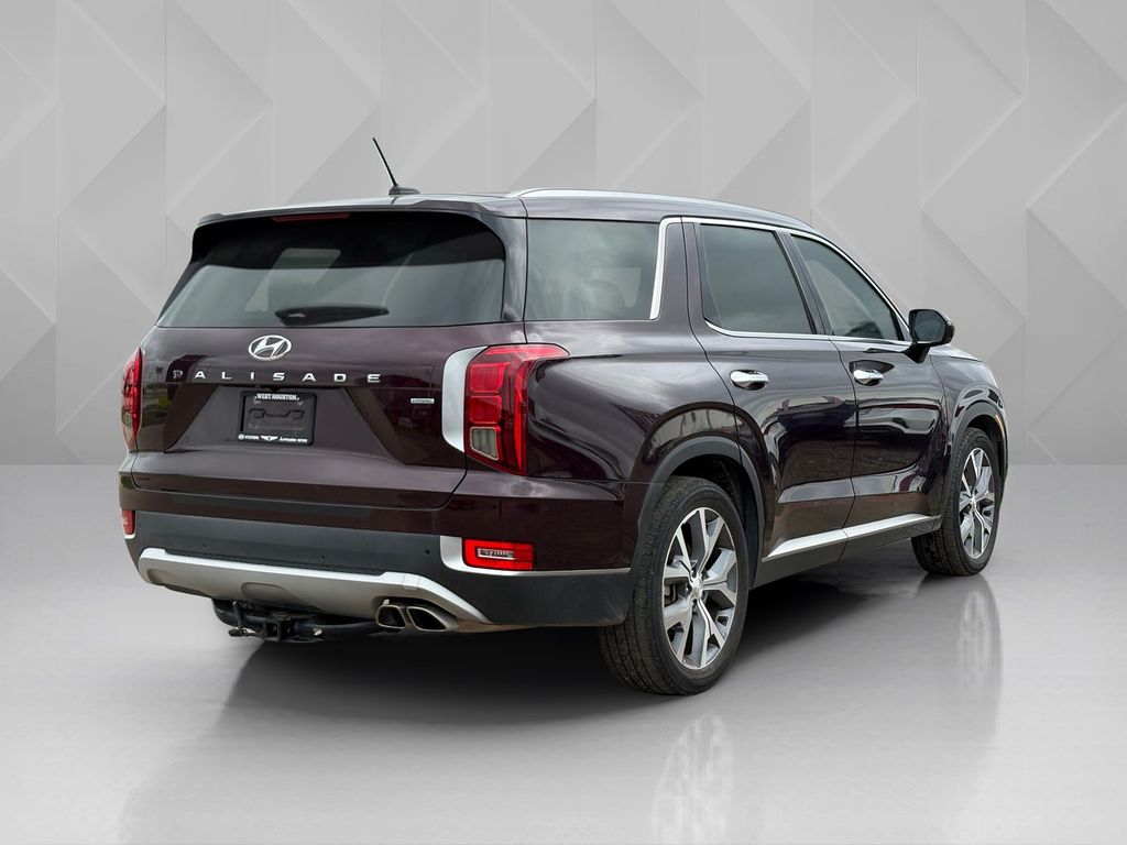 2021 Hyundai Palisade SEL Red at DeMontrond Gulf Freeway