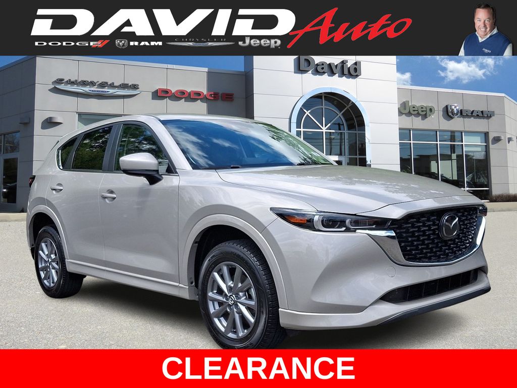 Gray (Platinum Quartz Metallic) 2025 Mazda CX-5 SUV / Crossover All-Wheel Drive 6-Speed Automatic