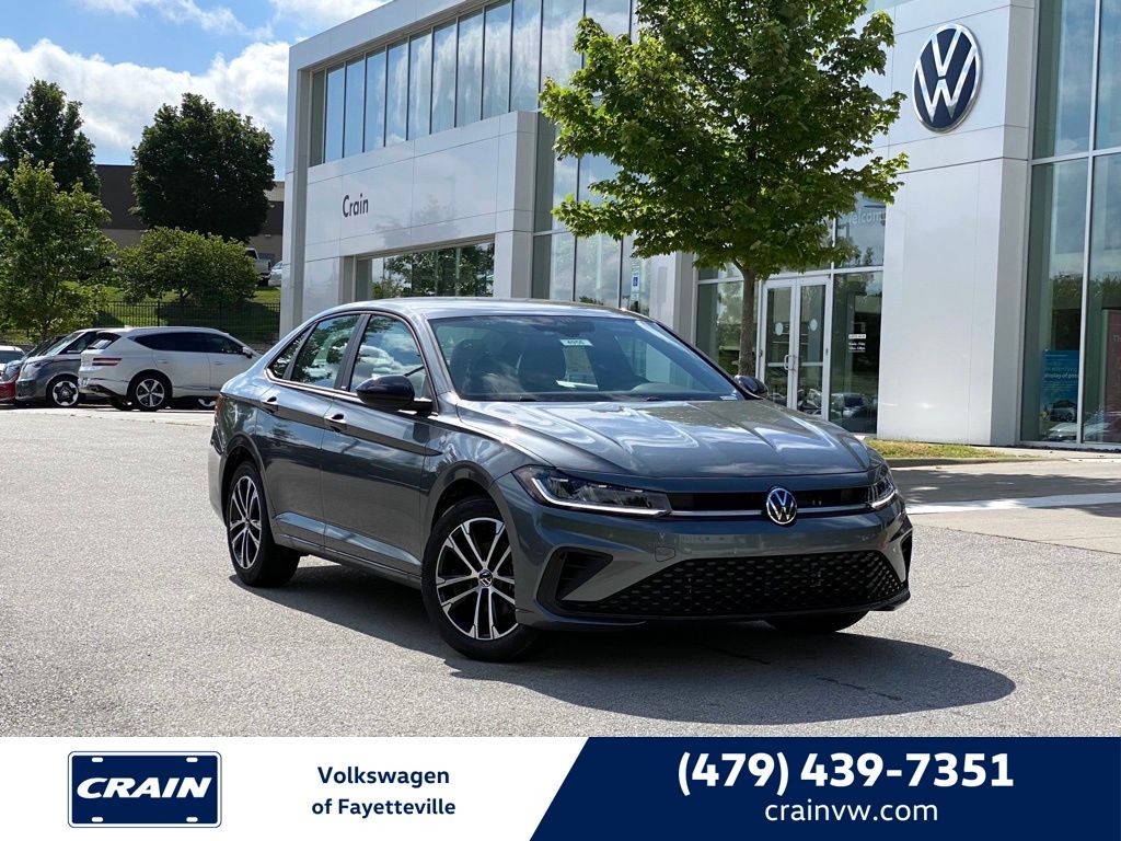 Gray (Platinum) 2026 Volkswagen Jetta Sport FWD Sedan Front-Wheel Drive 8-Speed Automatic