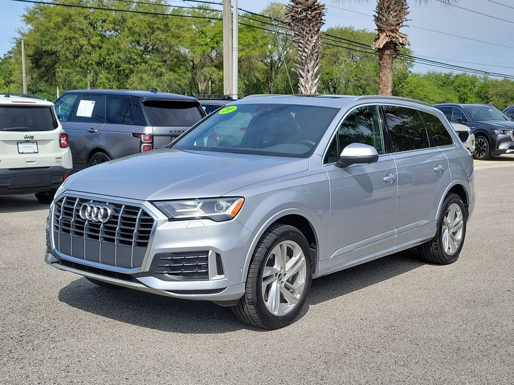 Florett Silver Metallic 2021 Audi Q7 SUV / Crossover All-Wheel Drive 8-Speed Automatic
