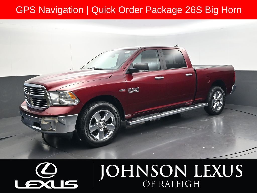 Delmonico Red Pearlcoat 2017 RAM 1500 Pickup Truck Four-Wheel Drive 8-Speed Automatic