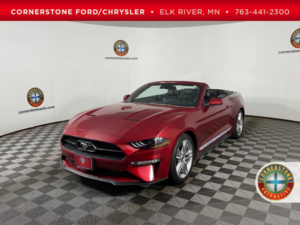 Red Metallic 2020 Ford Mustang EcoBoost Premium Convertible RWD Convertible Rear-Wheel Drive Automatic