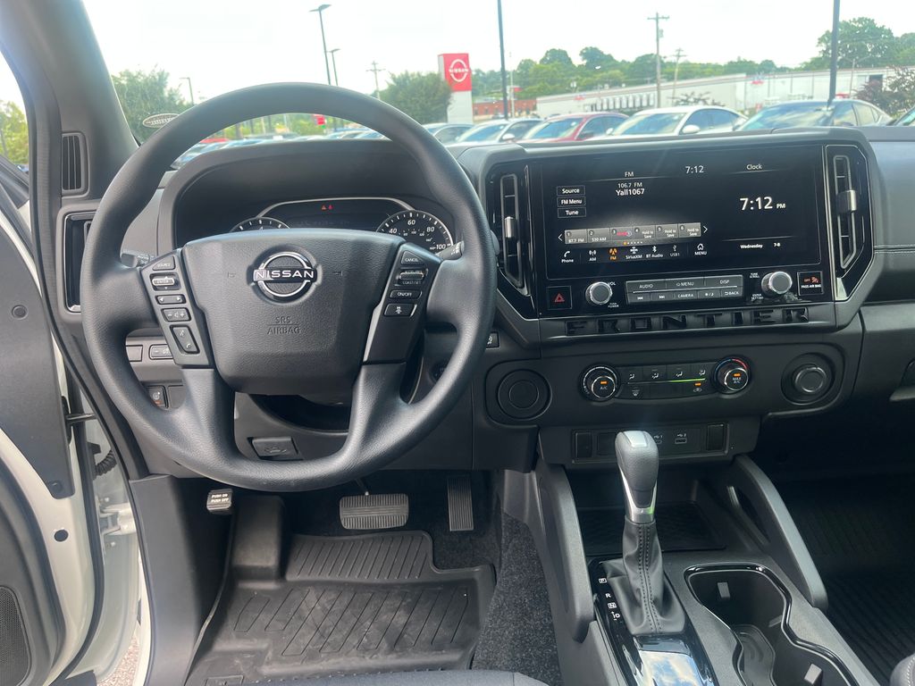 2026 Glacier White Nissan Frontier SV RWD Truck