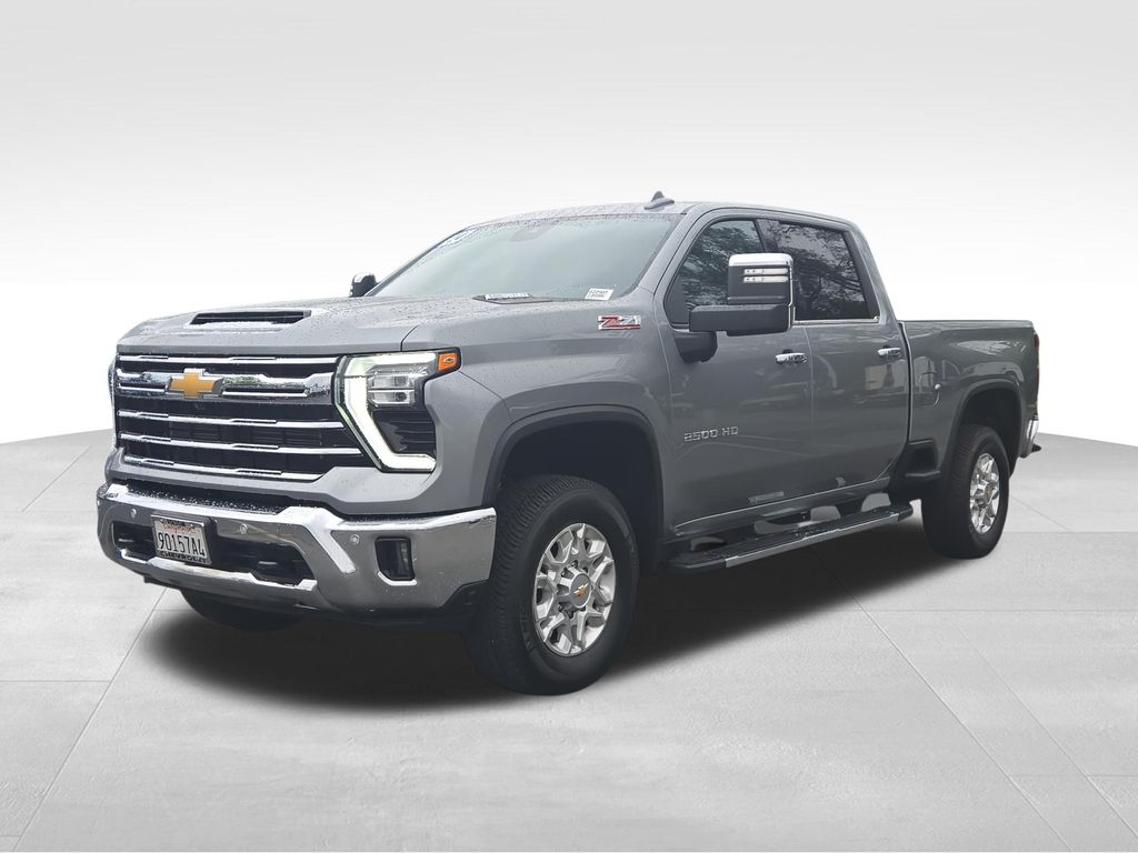 Sterling Gray Metallic 2024 Chevrolet Silverado 2500HD LTZ Crew Cab 4WD Pickup Truck Four-Wheel Drive Automatic