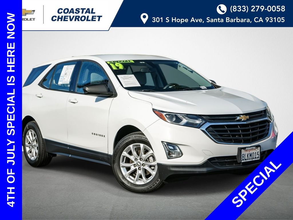 Summit White 2019 Chevrolet Equinox SUV / Crossover Front-Wheel Drive 6-Speed Automatic Overdrive