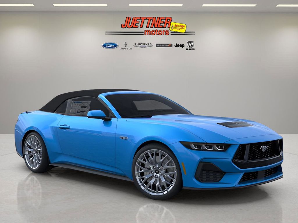 Grabber Blue Metallic 2025 Ford Mustang GT Premium Convertible RWD Convertible Rear-Wheel Drive Automatic