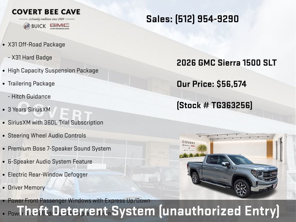 New 2026 Silver GMC SLT image 38