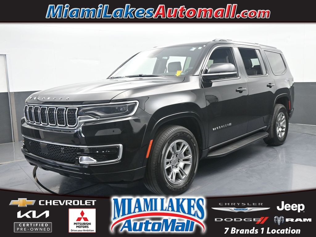 Diamond Black Crystal Pearlcoat 2023 Jeep Wagoneer SUV / Crossover Four-Wheel Drive 8-Speed Automatic